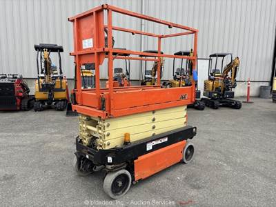 2017 JLG 1932R 19' Electric Scissor Lift Man Aerial Platform bidadoo