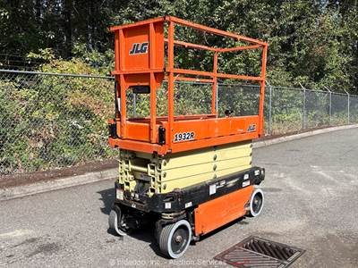 2019 JLG 1932R 19' Electric Scissor Lift Man Aerial Mobile Work Platform bidadoo