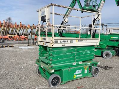 2016 JLG 1932RS 19' Electric Scissor Lift Mobile Aerial Work Platform bidadoo