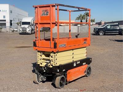 2017 JLG 1932R_LEON 19' Electric Scissor Lift Man Aerial Work Platform bidadoo