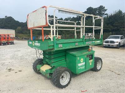 2016 JLG 260MRT 26' Diesel Rough Terrain Scissor Lift Aerial Platform bidadoo