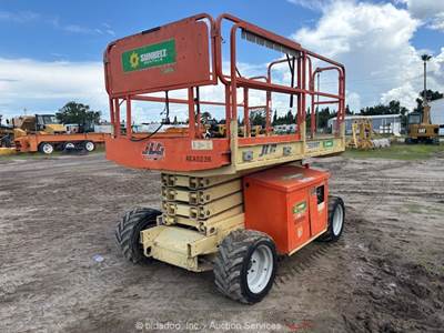 2019 JLG 260MRT 26' 4WD Diesel Rough Terrain Scissor Lift Manlift Aerial bidadoo