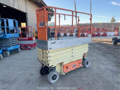 2012 JLG 2630 ES 26' Electric Scissor Lift Man Mobile Aerial Platform bidadoo