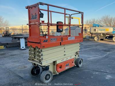 2016 JLG 2632ES 26' Electric Scissor Lift Man Aerial Platform Manlift bidadoo