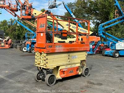 2017 JLG 2632ES 26' Electric Scissor Lift Man Aerial Platform 24V bidadoo