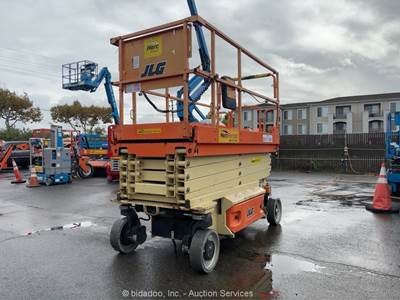 2017 JLG 2646 ES 26' Electric Scissor Lift Man Mobile Aerial Platform bidadoo