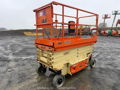 2017 JLG 3246ES 32' Electric Scissor Lift Man Aerial Platform Manlift bidadoo