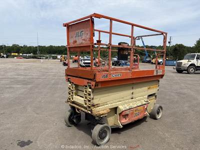 2018 JLG 3246ES 32' Electric Scissor Lift Mobile Aerial Work Platform bidadoo