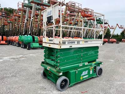2016 JLG 3248RS 32' Electric Scissor Lift Mobile Aerial Work Platform bidadoo