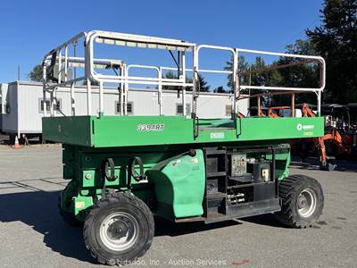 2009 JLG 3394RT 33' 4WD Rough Terrain Scissor Lift Platform GM bidadoo -Repair