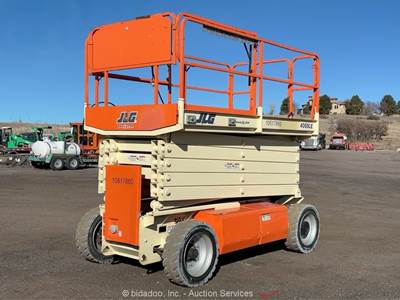 2017 JLG 4069LE 40' Electric Scissor Lift Man Aerial Platform bidadoo