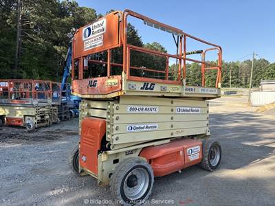 2014 JLG 4069LE 40' Electric Scissor Lift Mobile Aerial Work Platform bidadoo