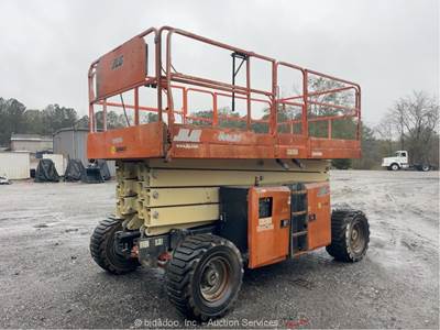 2019 JLG 430LRT 43' 4WD Diesel Rough Terrain Scissor Lift Man Aerial bidadoo