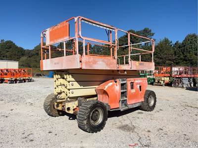 2016 JLG 4394RT 43’ 4WD Diesel Rough Terrain Scissor Lift Man Platform bidadoo