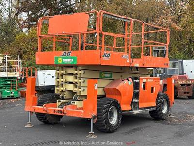 2014 JLG 4394RT 43' 4WD Diesel Rough Terrain Scissor Lift Man Aerial bidadoo