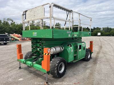 2015 JLG 4394RT 43' 4WD Dual Fuel Rough Terrain Scissor Lift Man Aerial bidadoo