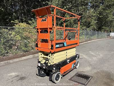 2021 JLG AE1932 19' Electric Scissor Lift Man Aerial Platform Manlift bidadoo