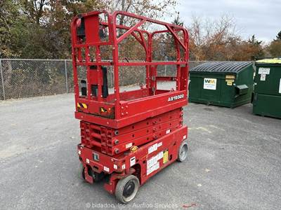 2021 LGMG AS1932E 19’ Electric Scissor Lift Man Aerial Platform Manlift bidadoo