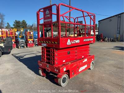 2021 LGMG AS3246E 32' Electric Scissor Lift Man Mobile Aerial Platform bidadoo