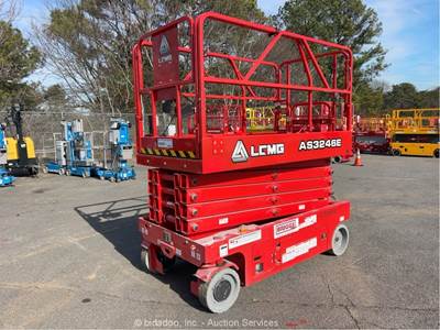 2019 LGMG AS3246E 32' Electric Scissor Lift Man Aerial Platform Manlift bidadoo
