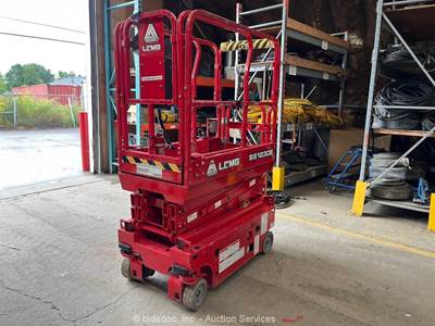 2022 LGMG SS1230E 12' Electric Scissor Lift Man Aerial Platform 24V DC bidadoo