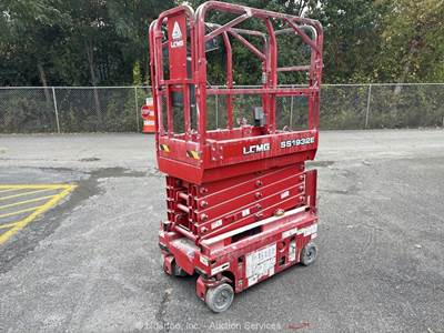 2019 LGMG SS1932E 19' Electric Scissor Lift Man Aerial Platform 24V DC bidadoo
