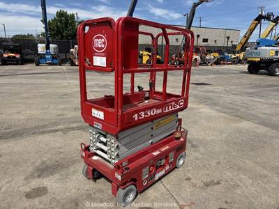 2019 MEC 1330 SE 13’ Electric Scissor Lift Man Aerial Platform bidadoo -Repair