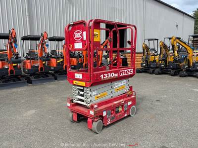 2020 MEC 1330 SE 13' Micro Electric Scissor Lift Man Aerial Platform bidadoo