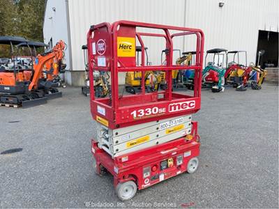 2020 MEC 1330SE 13' Electric Scissor Lift Man Aerial Platform bidadoo -Repair