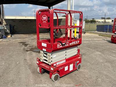 2020 MEC 1330SE 13' Electric Scissor Lift Man Aerial Platform Manlift bidadoo
