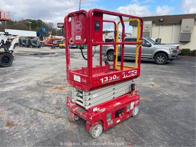 2022 MEC 1330SE 13' Electric Scissor Lift Man Aerial Platform Manlift bidadoo