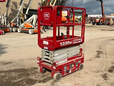 2020 MEC 1330SE 13' Electric Scissor Lift Man Aerial Platform bidadoo
