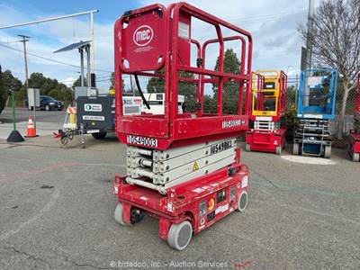 2017 MEC 1330SE 13’ Electric Scissor Lift Man Aerial Platform 24V bidadoo