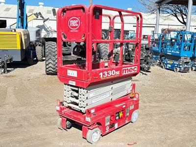2020 MEC 1330SE 13’ Electric Scissor Lift Man Aerial Platform Manlift bidadoo