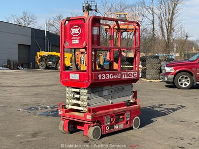 2018 MEC 1330SE 13’ Electric Scissor Lift Man Aerial Platform 24V bidadoo
