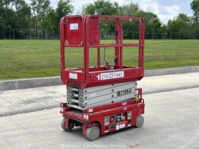 2018 MEC 1330SE 13' Electric Scissor Lift Man Aerial Platform Manlift bidadoo