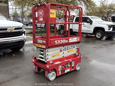 2019 MEC 1330SE 13' Electric Scissor Lift Man Aerial Platform bidadoo -Repair