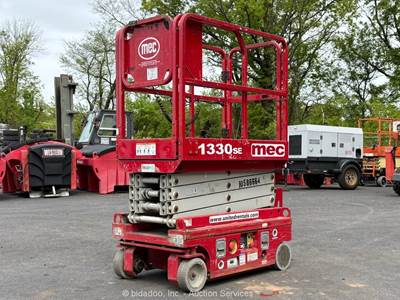 2017 MEC 1330SE 13’ Electric Scissor Lift Man Aerial Platform bidadoo