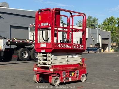 2018 MEC 1330SE 13’ Electric Scissor Lift Man Aerial Platform bidadoo