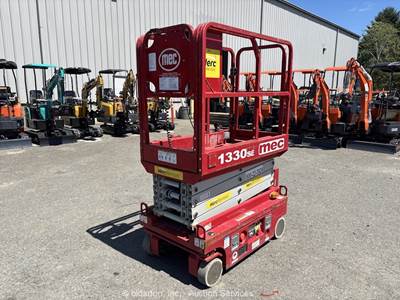 2018 MEC 1330SE 13’ Electric Scissor Lift Man Aerial Platform Manlift bidadoo