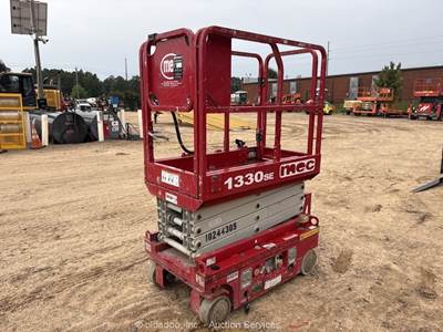 2018 MEC 1330SE 13’ Electric Scissor Lift Man Aerial Work Platform bidadoo