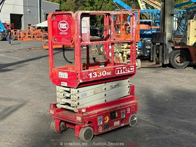 2017 MEC 1330SE 19’ Electric Scissor Lift Man Aerial Platform Manlift bidadoo