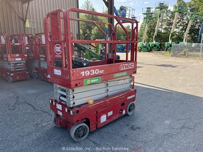 2017 MEC 1930ES 19’ Electric Scissor Lift Man Aerial Work Platform bidadoo