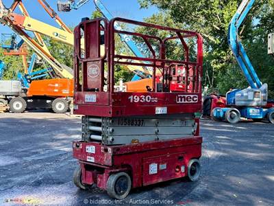2017 MEC 1930SE 19’ Electric Scissor Lift Man Aerial Platform bidadoo
