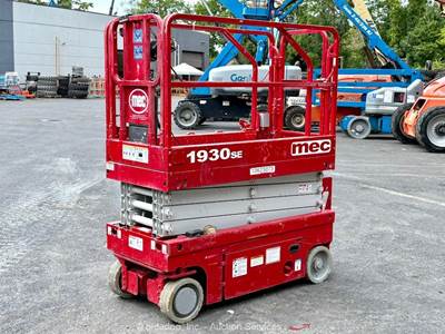 2017 MEC 1930SE 19’ Electric Scissor Lift Man Aerial Platform Manlift bidadoo