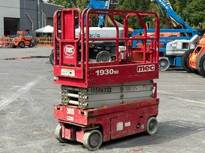 2017 MEC 1930SE 19’ Electric Scissor Lift Man Aerial Platform Manlift bidadoo