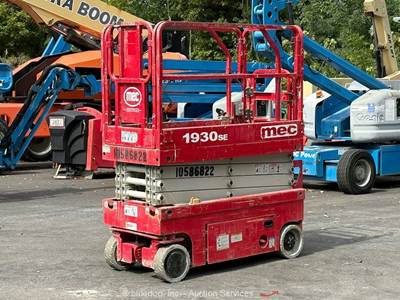 2017 MEC 1930SE 19’ Electric Scissor Lift Man Aerial Platform 24V bidadoo