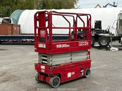 2017 MEC 1930SE 19’ Electric Scissor Lift Man Aerial Platform bidadoo