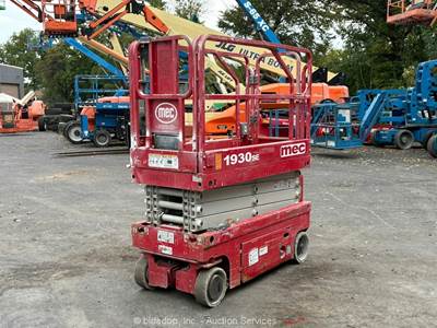 2017 MEC 1930SE 19’ Electric Scissor Lift Man Aerial Platform bidadoo