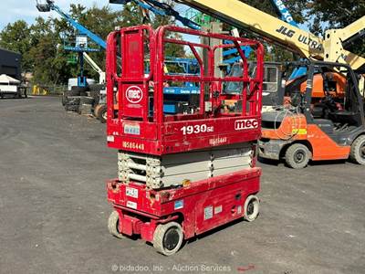 2017 MEC 1930SE 19’ Electric Scissor Lift Man Aerial Platform Manlift bidadoo